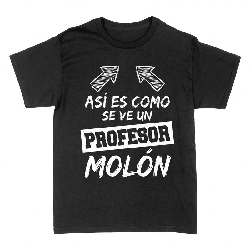Camisetas: As&iacute; es como se ve un profesor mol&oacute;n
