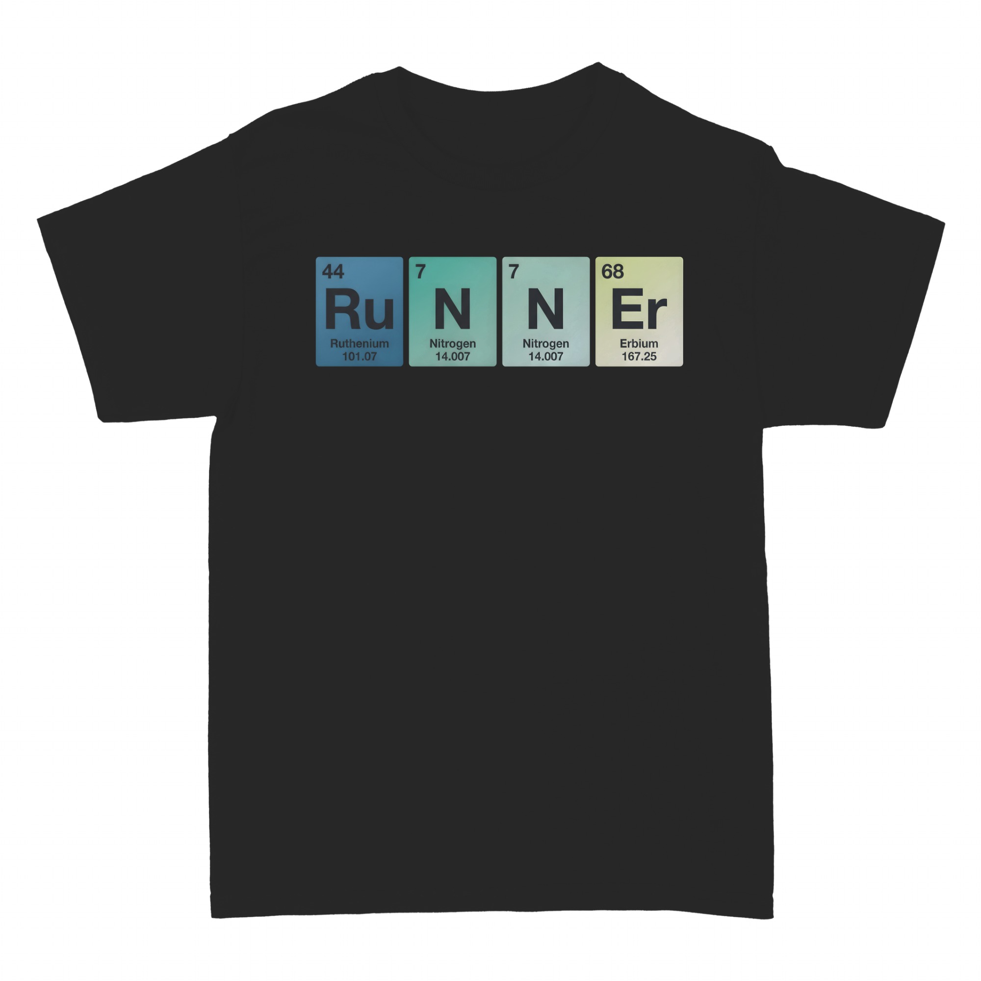 Camisetas: Corredor Tabla Peri&oacute;dica Divertido