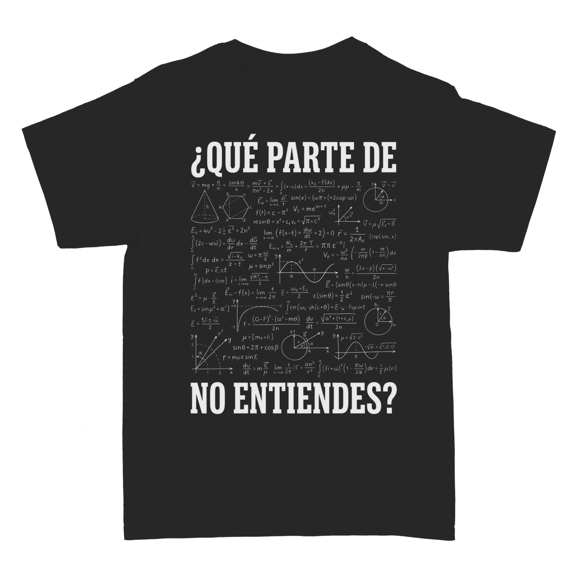 Camisetas: &iquest;Qu&eacute; Parte De No Entiendes? Ecuaci&oacute;n