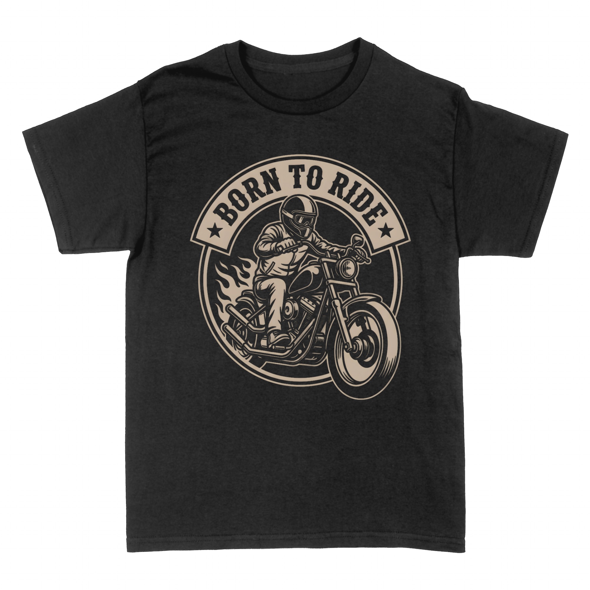 Camisetas: Camiseta Born To Ride Biker