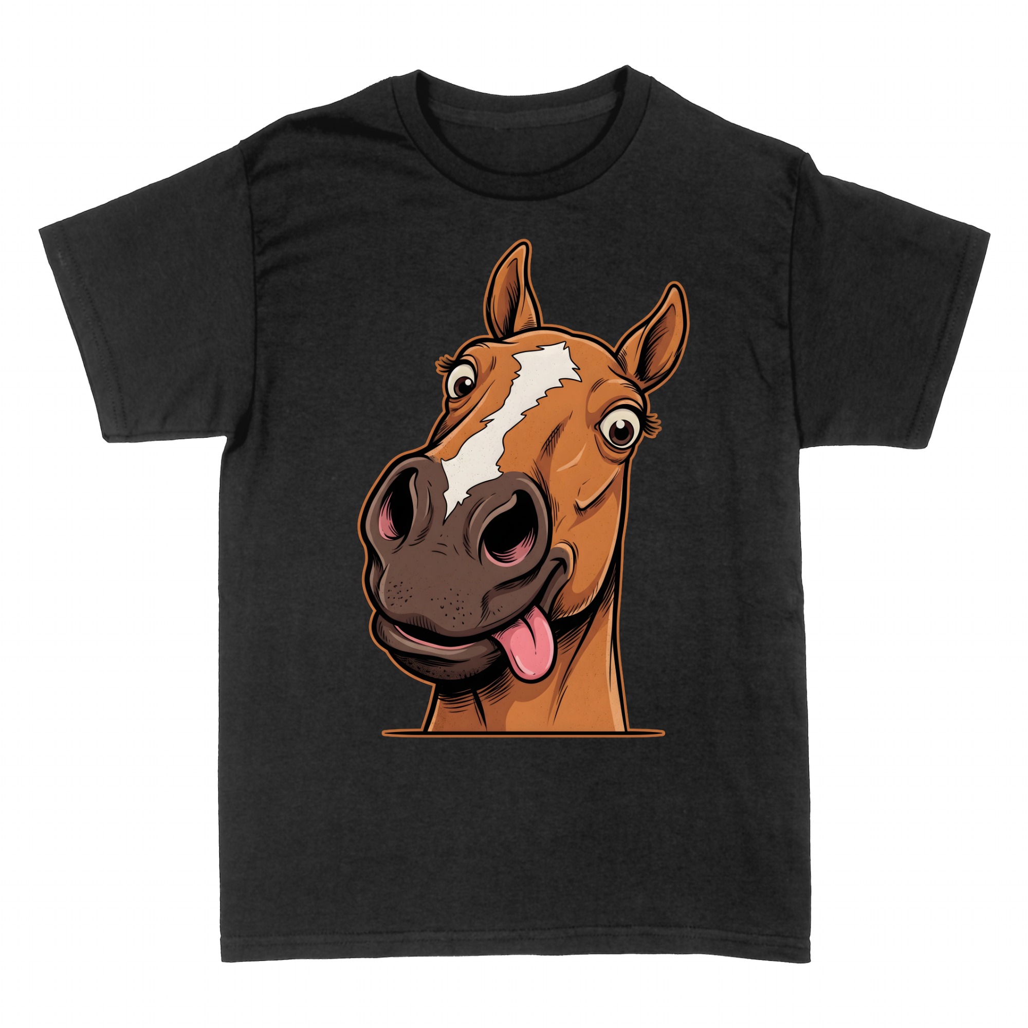 Camisetas: Caballo Gracioso Asom&aacute;ndose