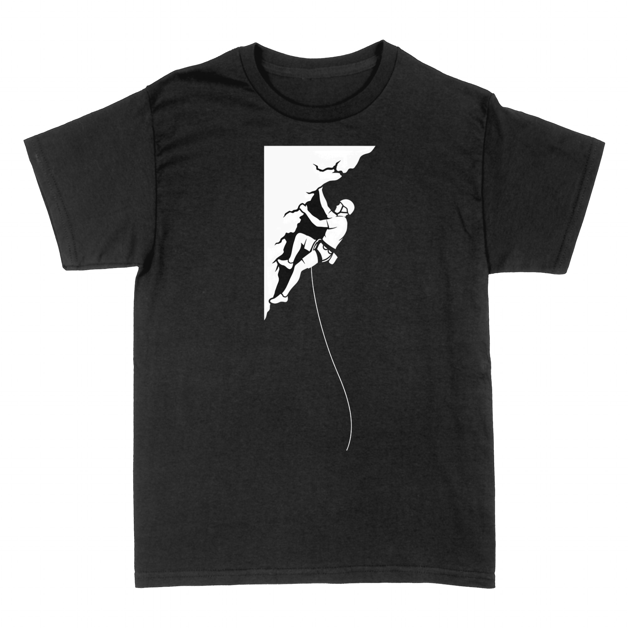Camisetas: Silueta Escalador Monta&ntilde;as