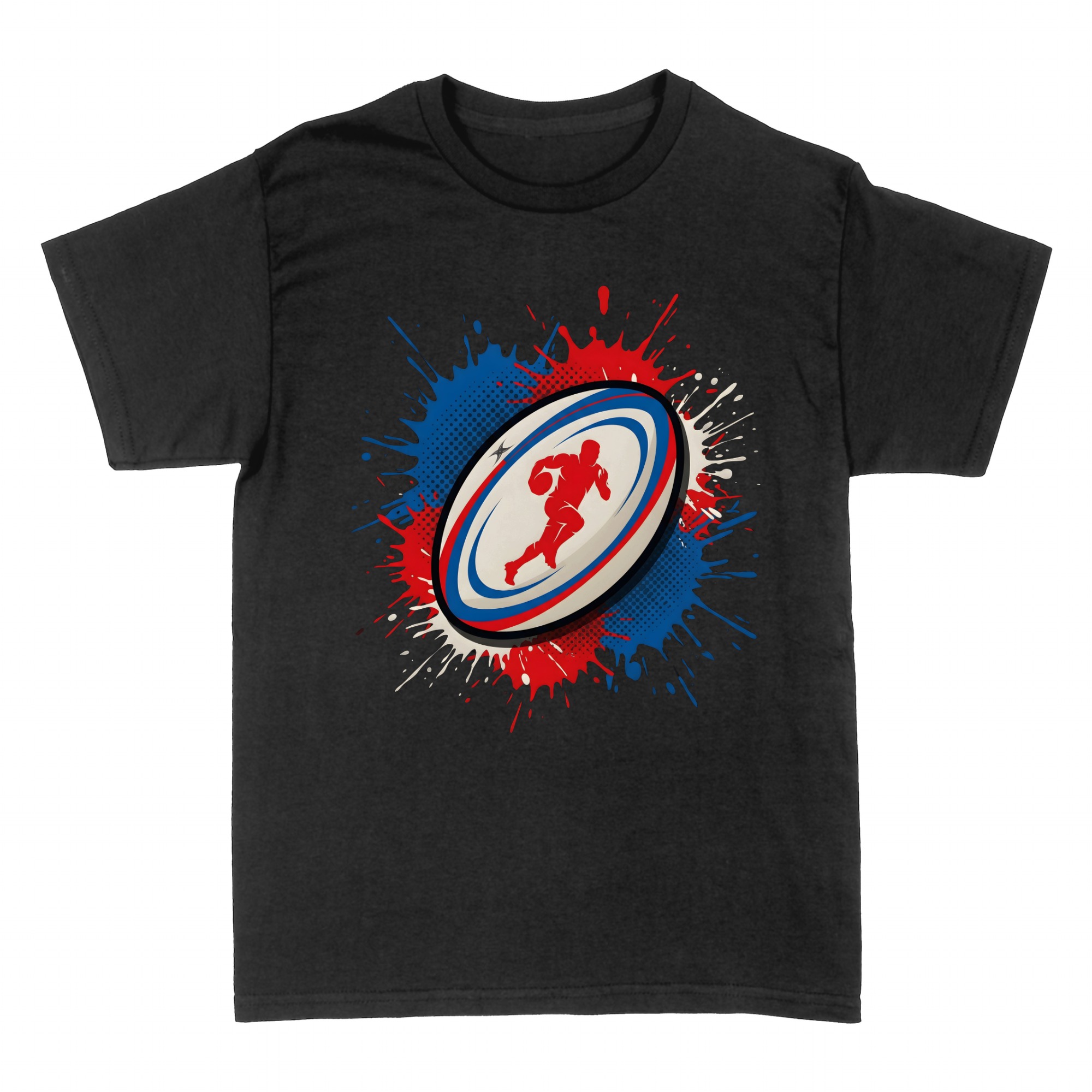 Camisetas: Pasi&oacute;n Rugby Arte Tricolor
