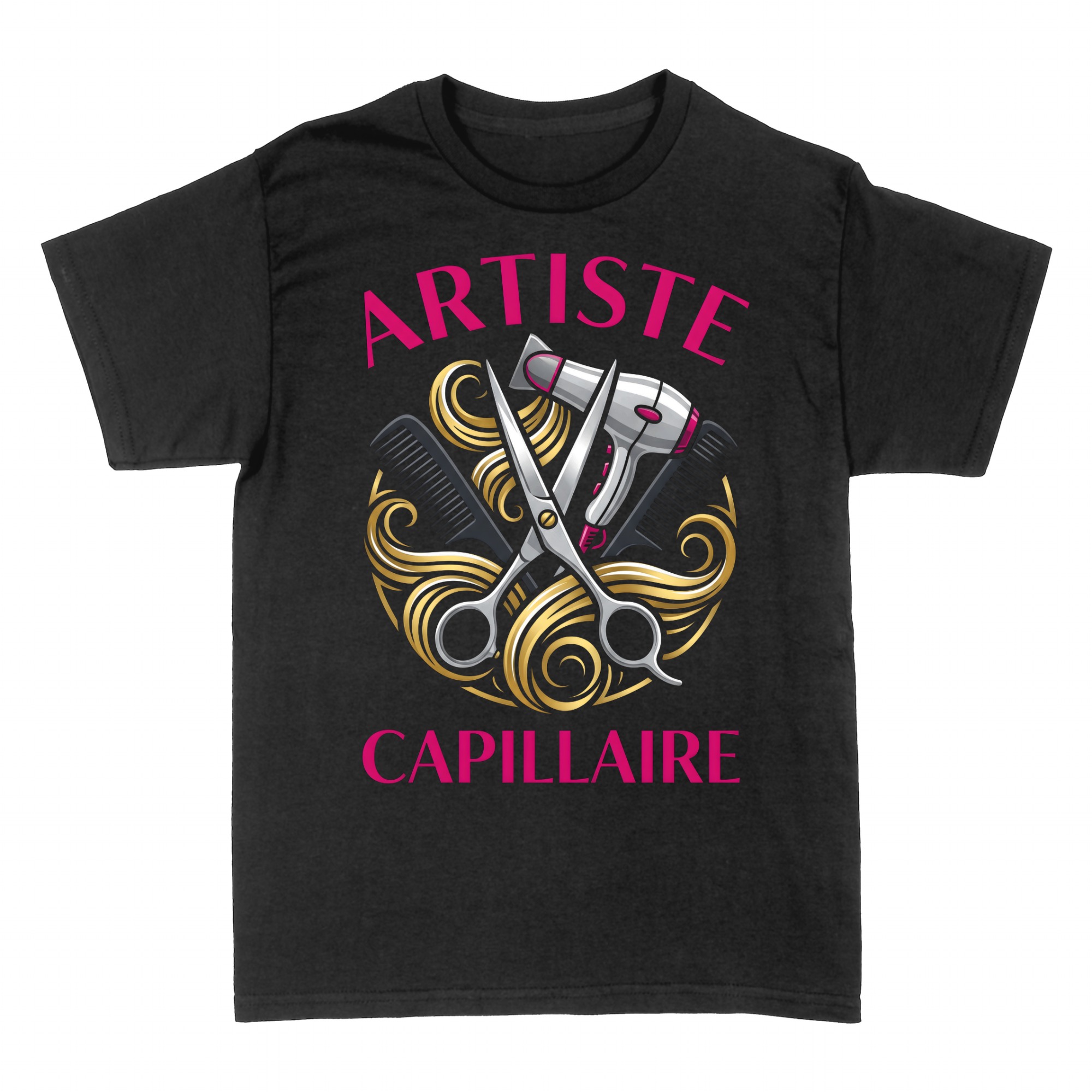 Camisetas: Artiste Coiffeuse Professionnelle Coiffure Femme