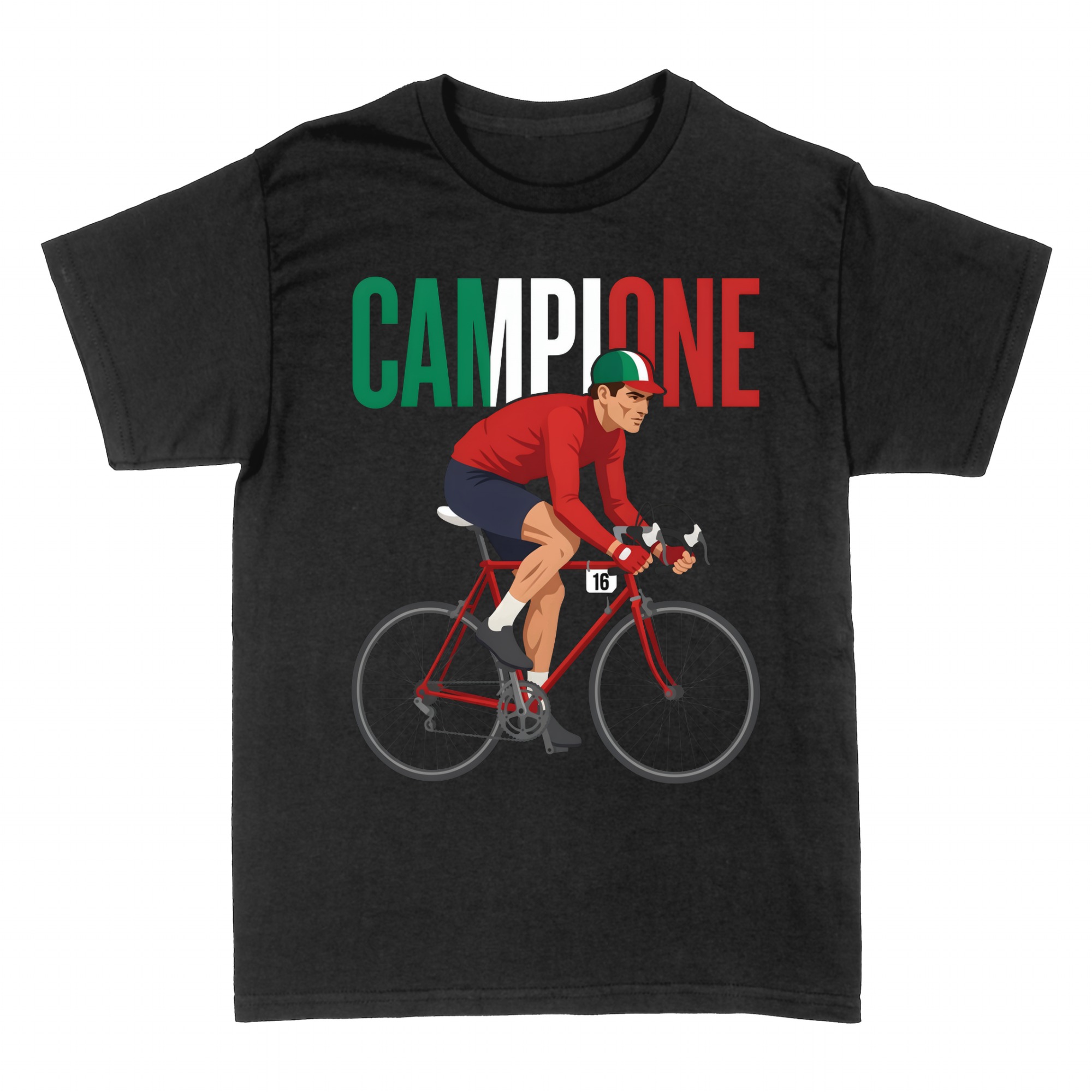 Camisetas: CAMPIONE Ciclismo Ciclista Bici da Corsa