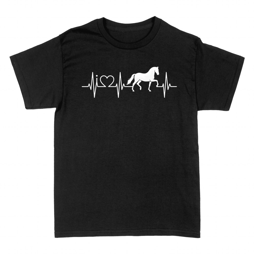 Camisetas: Latido del coraz&oacute;n con caballo al trote