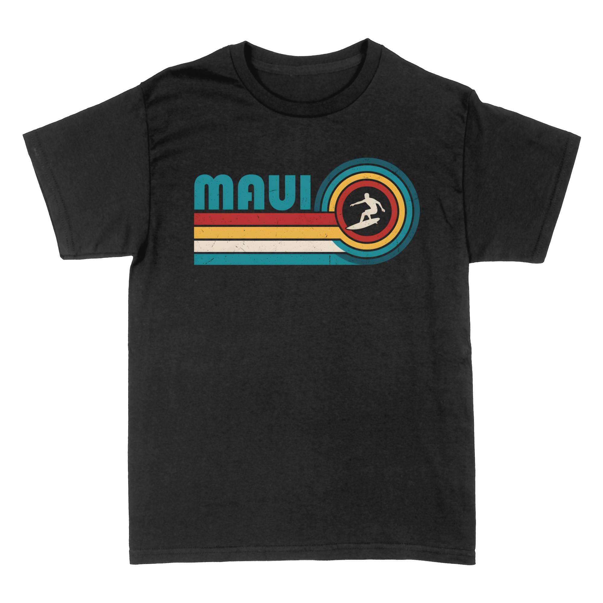 Camisetas: Maui Surf Vintage Estilo A&ntilde;os 70