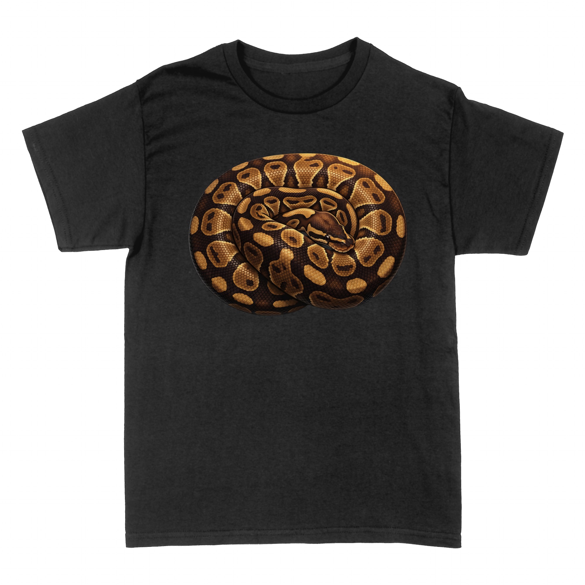 Camisetas: Pit&oacute;n Bola Realista Dise&ntilde;o Serpiente