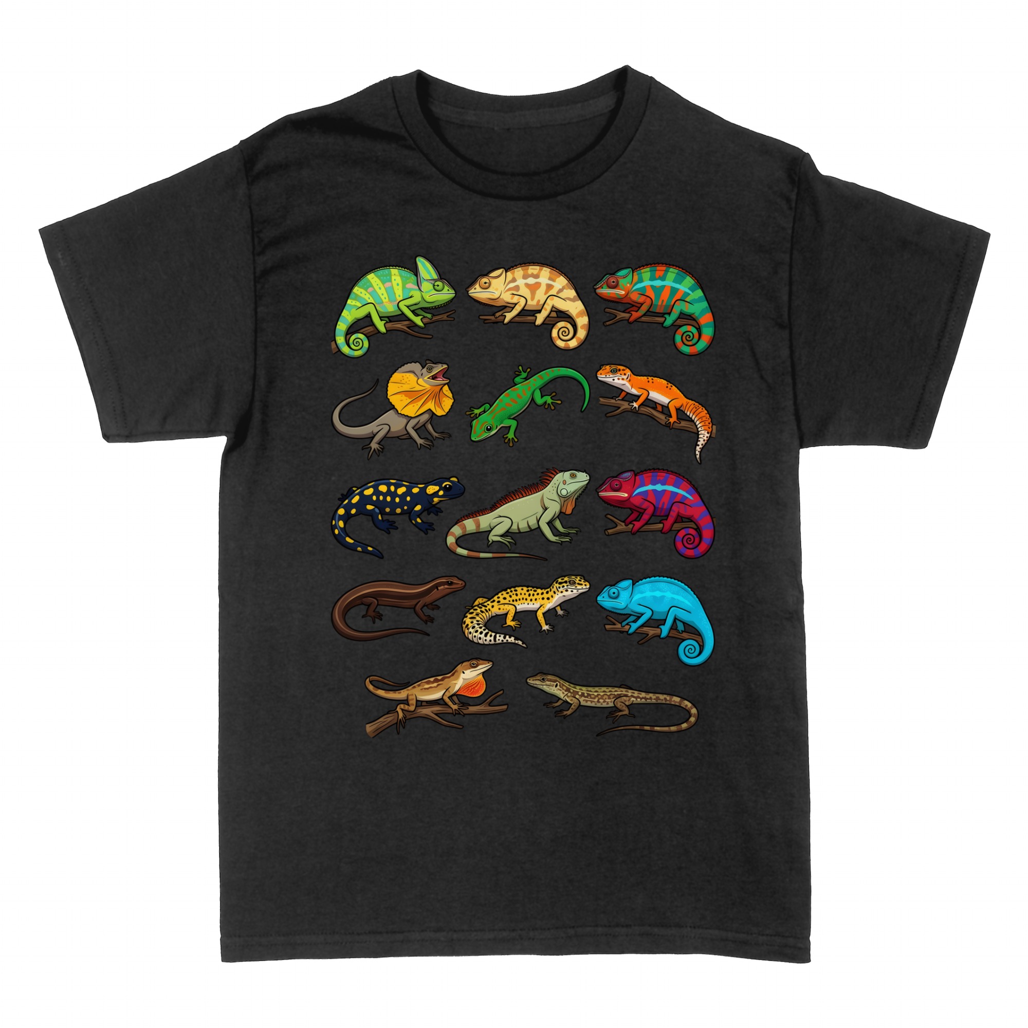 Camisetas: Colecci&oacute;n de Reptiles - Tabla de Herpetolog&iacute;a