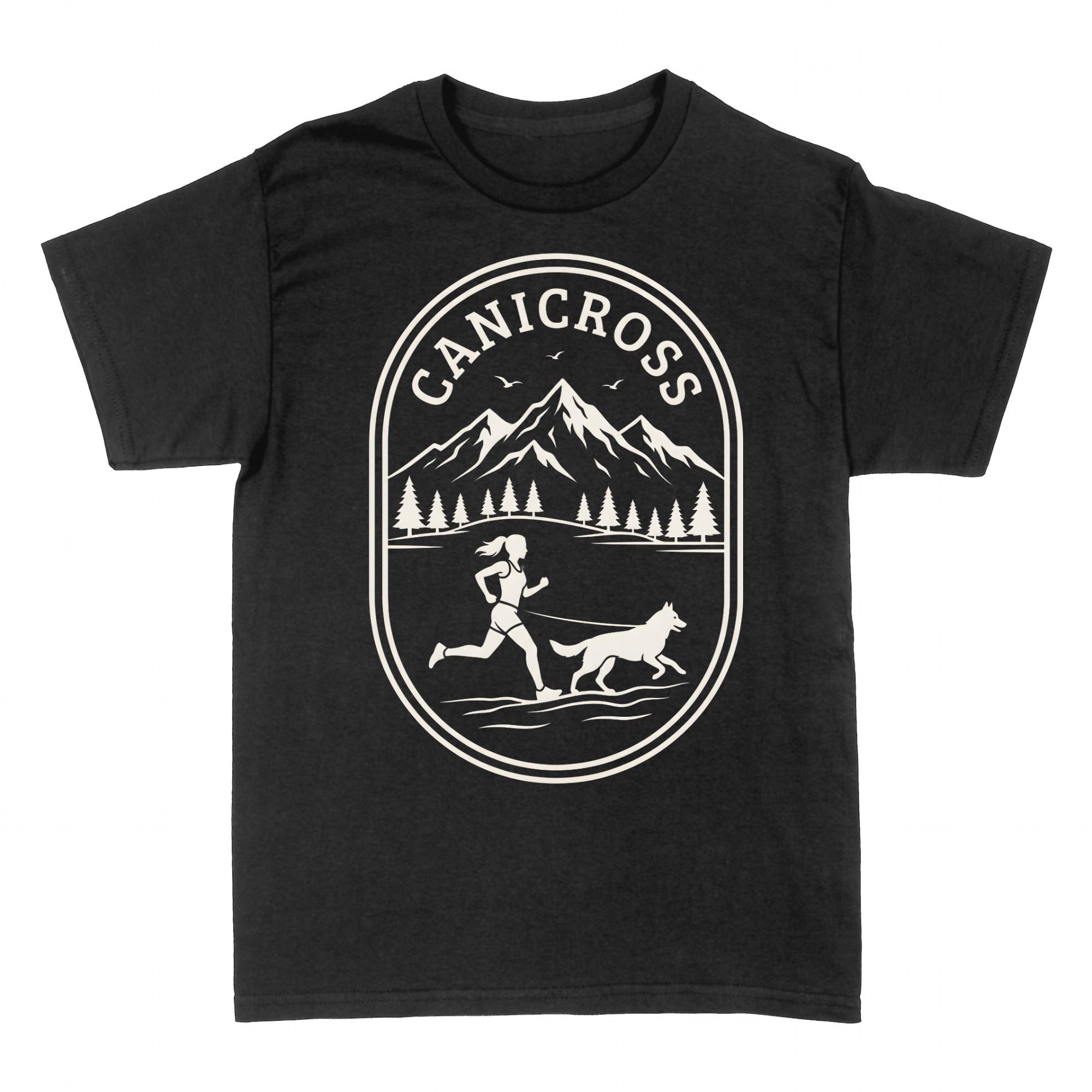 Camisetas: Canicross Runner Trail Running con Perro