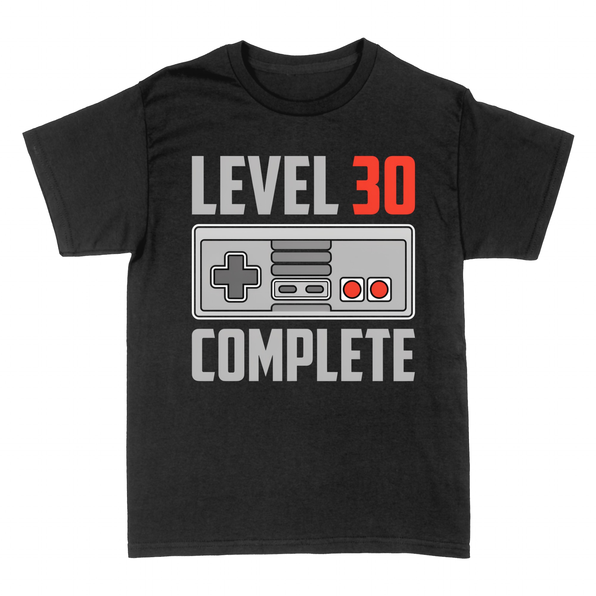 Camisetas: Level 30 Complete gamer con mando retro