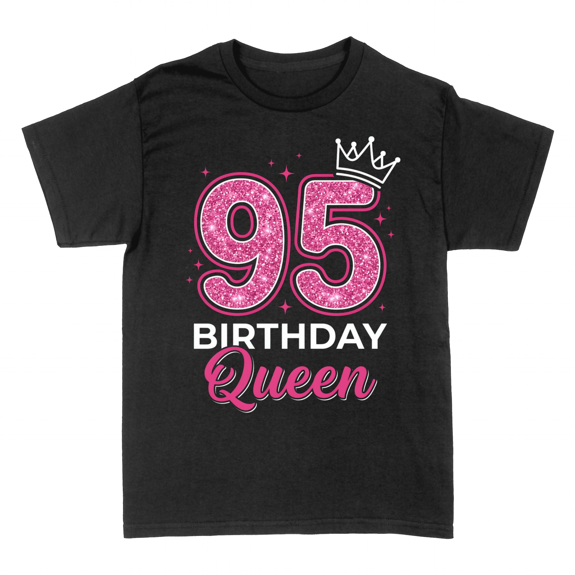 Camisetas: 95 cumplea&ntilde;os reina con corona