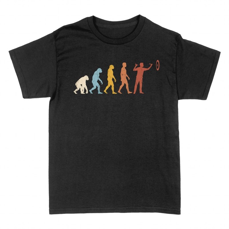 Camisetas: Evoluci&oacute;n del jugador de dardos