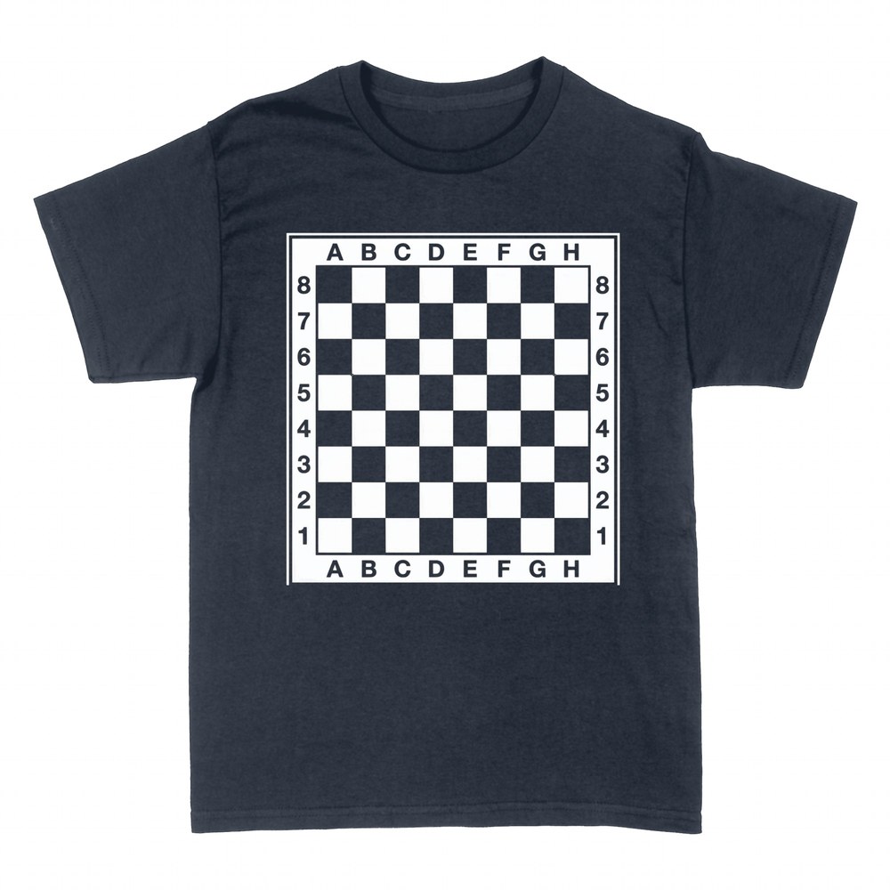 Camisetas: Tablero de ajedrez con coordenadas