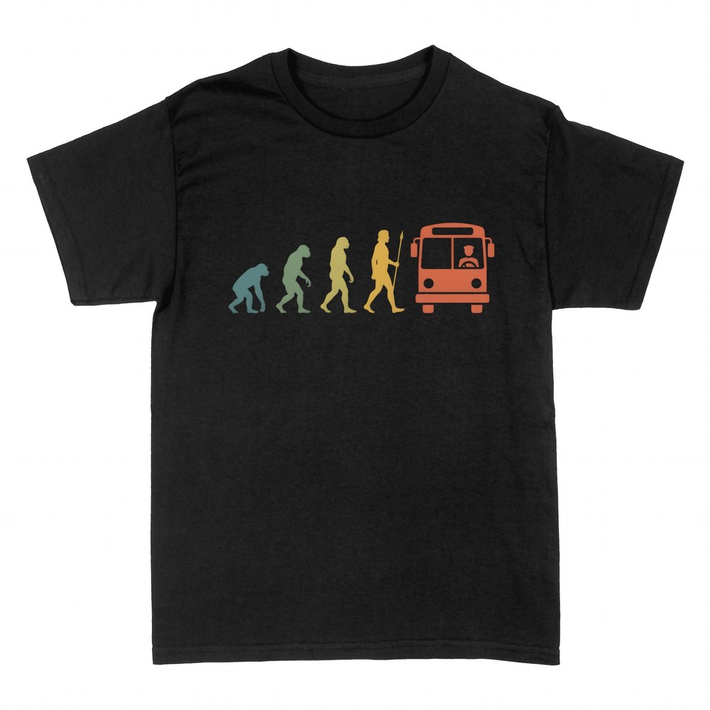 Camisetas: Evoluci&oacute;n del conductor de autob&uacute;s