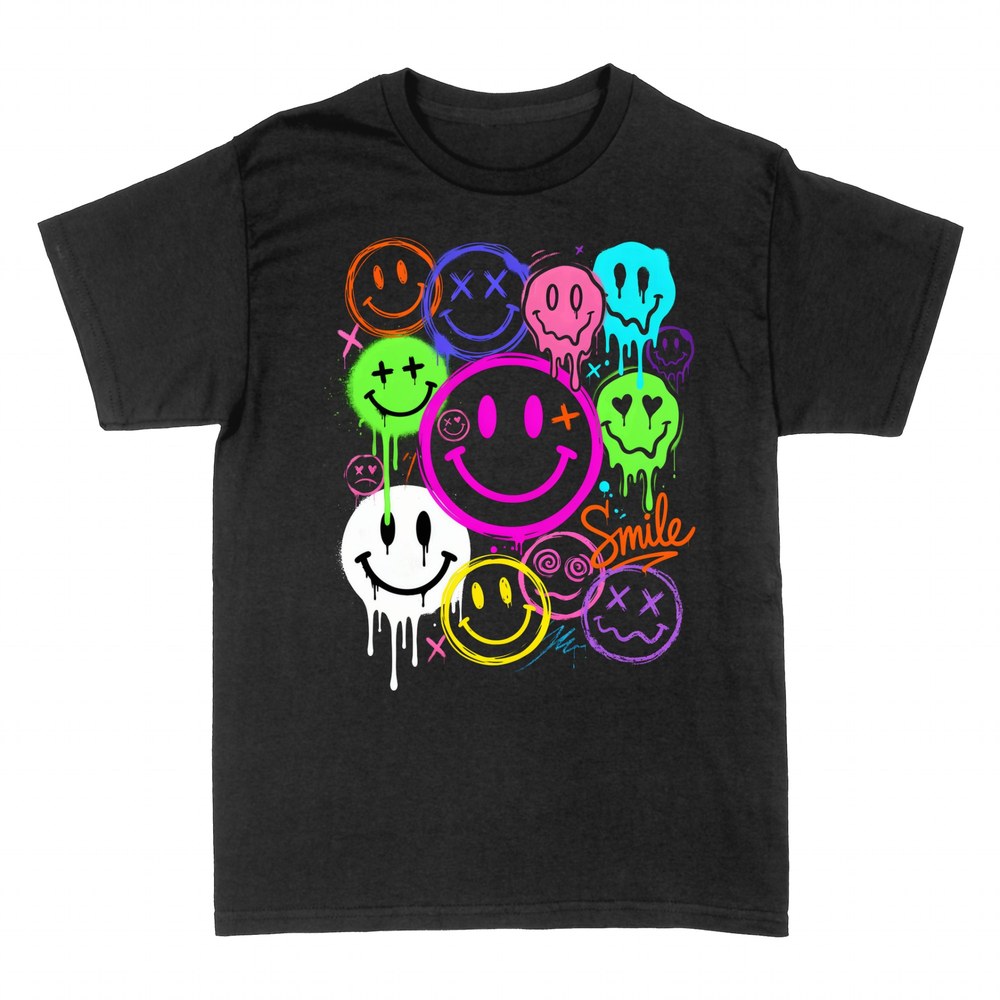 Camisetas: Smileys Grafiti Ne&oacute;n