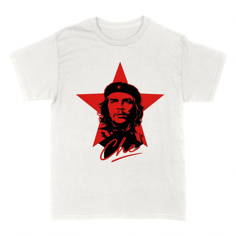 Camisetas: Retrato del Che con estrella roja