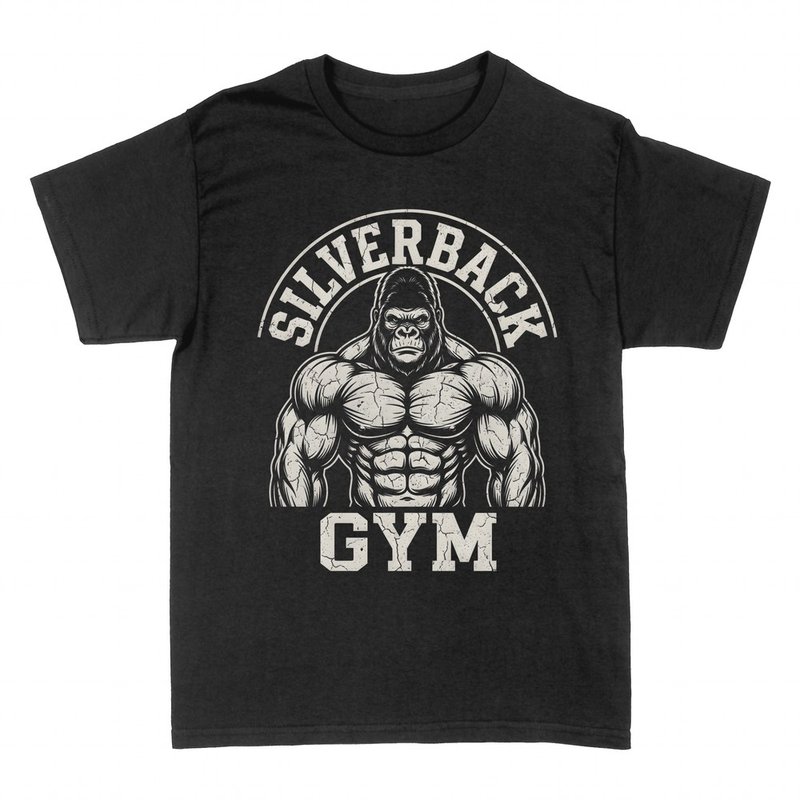 Camisetas: Silverback Gym gorila musculado
