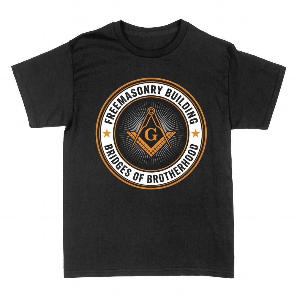 Camisetas: Masoner&iacute;a escuadra y comp&aacute;s con la G