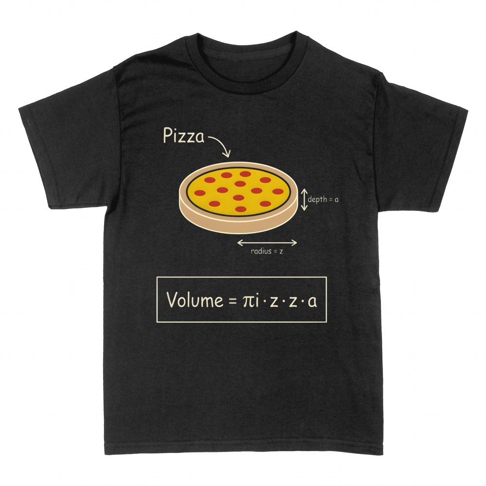 Camisetas: Volumen de la pizza pi z z a