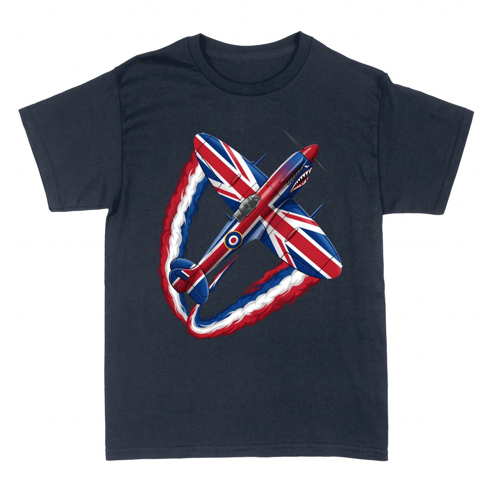Camisetas: Caza Union Jack con boca de tibur&oacute;n