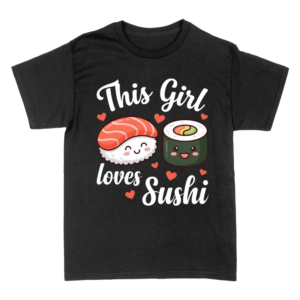 Camisetas: A esta chica le encanta el sushi kawaii