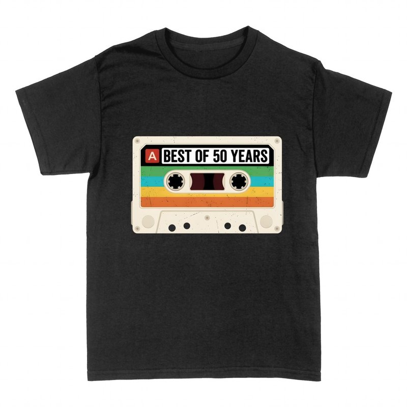Camisetas: Casete retro Best of 50 Years