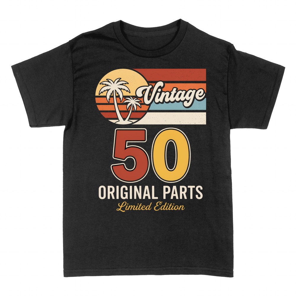 Camisetas: Vintage 50 Parts atardecer retro