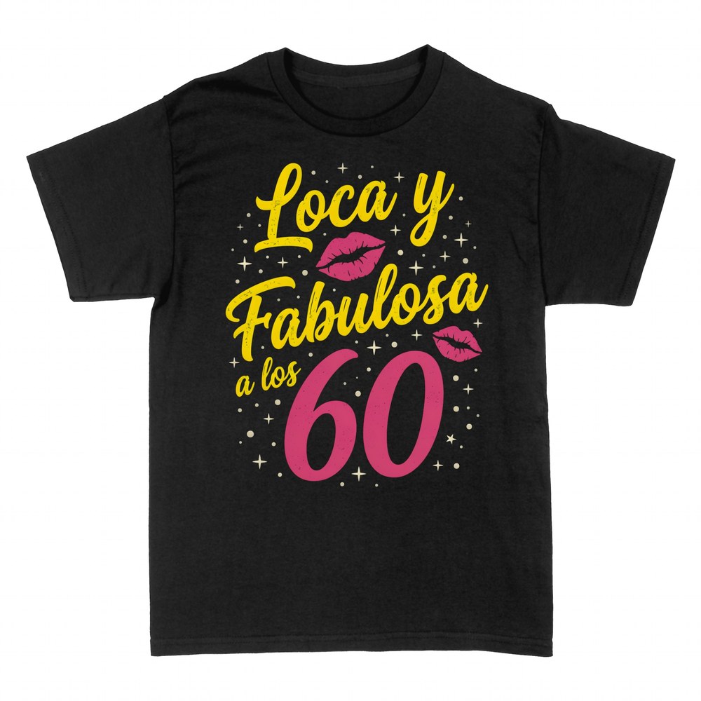 Camisetas: Loca y Fabulosa a los 60 con labios