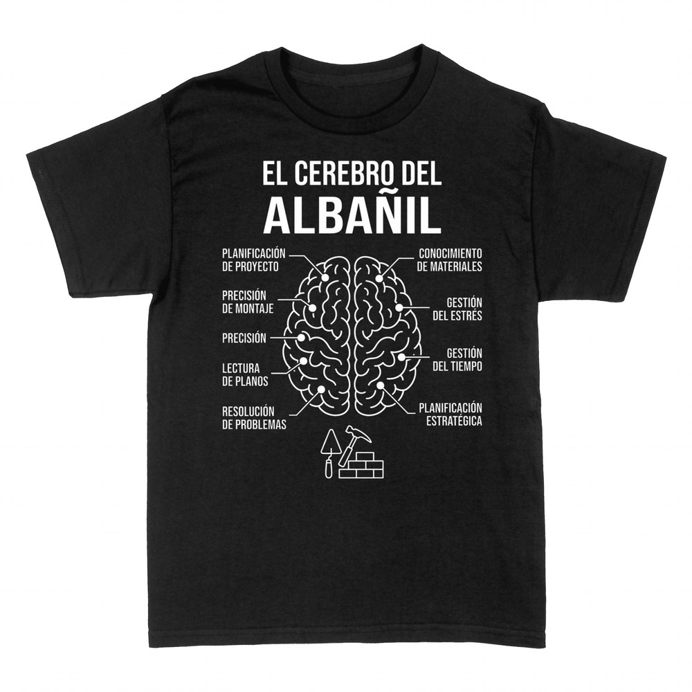 Camisetas: El cerebro del alba&ntilde;il con paleta