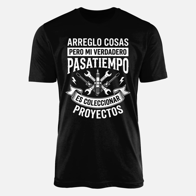 Camisetas: Mi pasatiempo es coleccionar proyectos