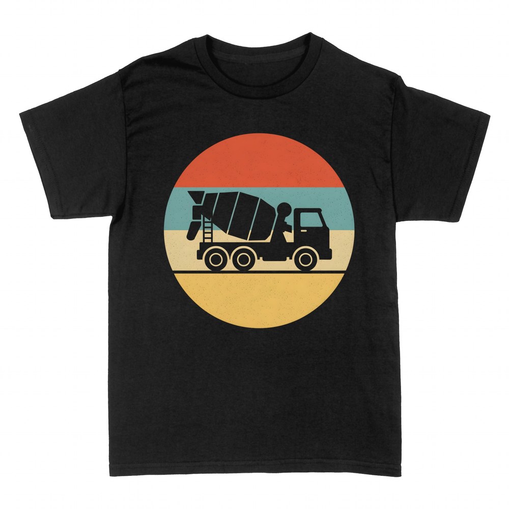 Camisetas: Cami&oacute;n hormigonera retro