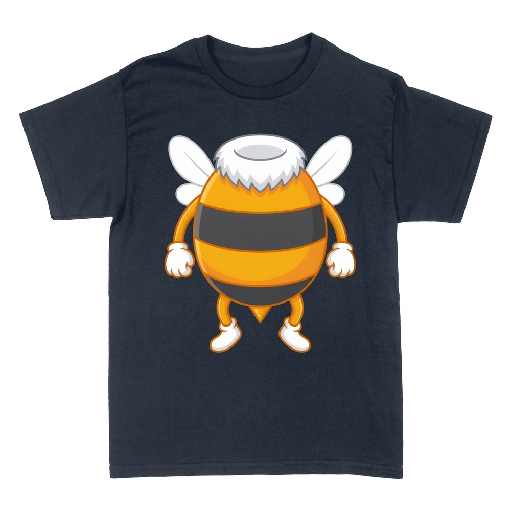 Camisetas: Abeja de dibujos animados con guantes