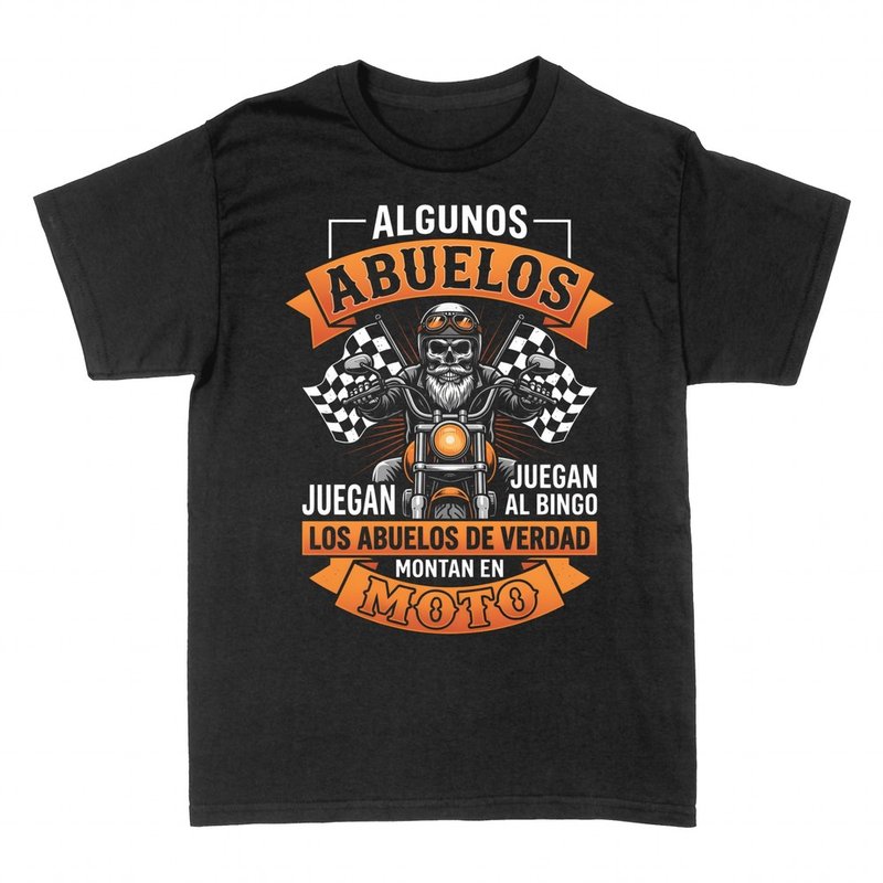 Camisetas: Los abuelos de verdad montan en moto