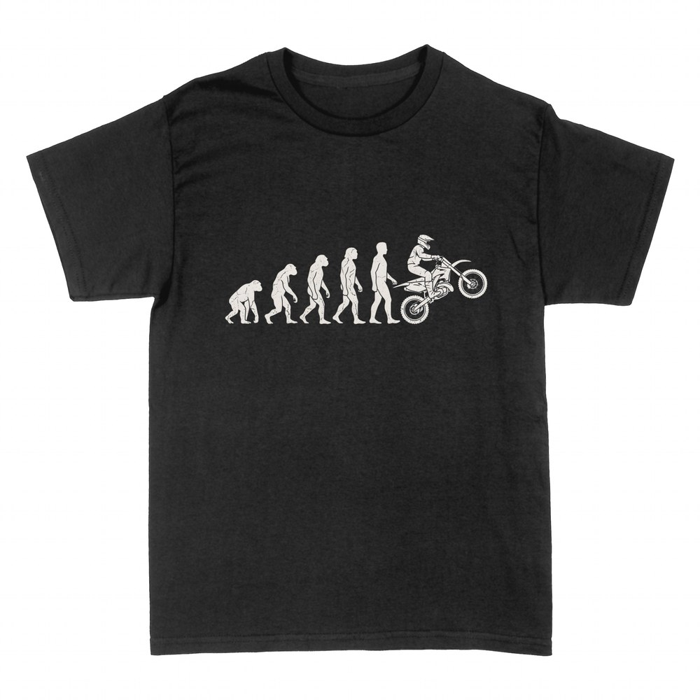 Camisetas: Evoluci&oacute;n del hombre al motocross