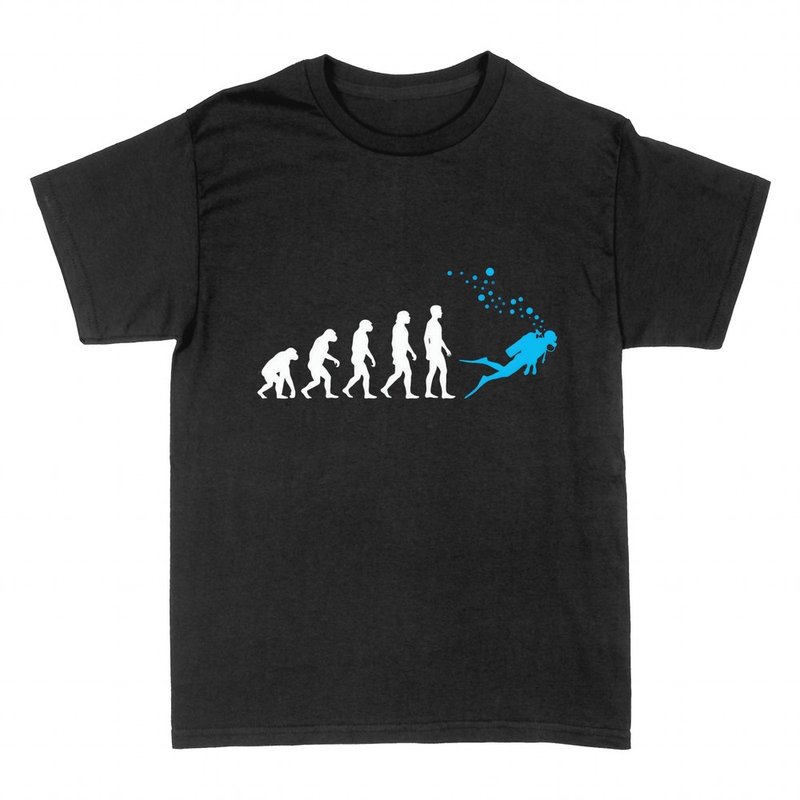 Camisetas: Evoluci&oacute;n del buceador