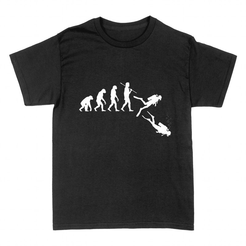 Camisetas: Evoluci&oacute;n del buceador