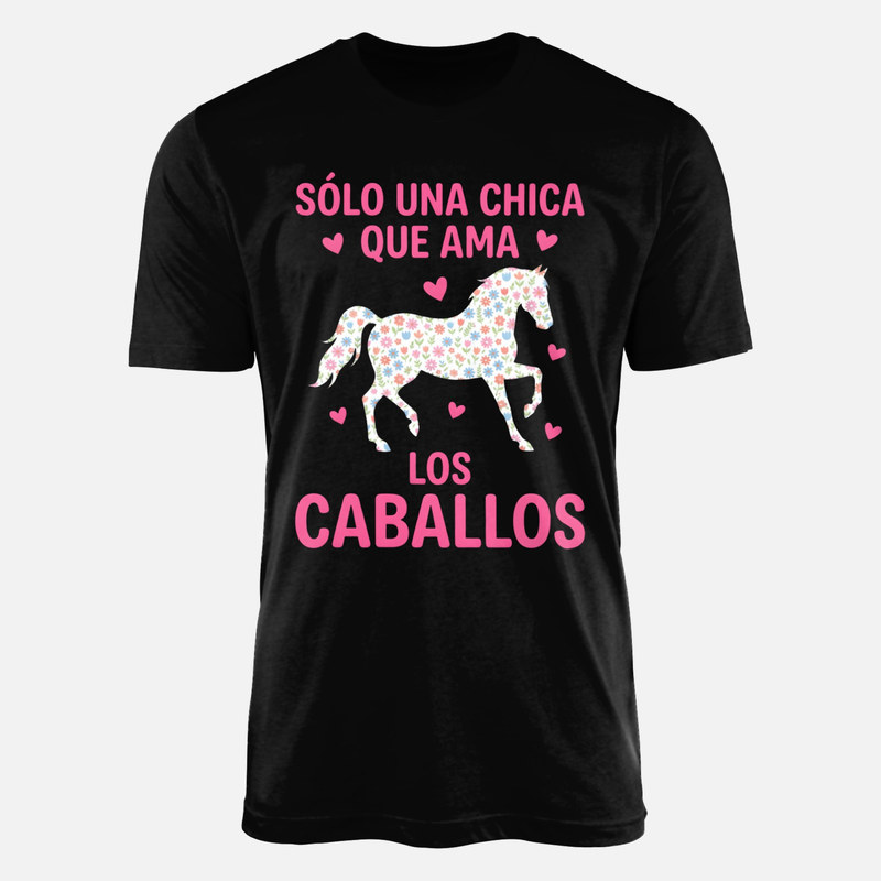 Caballos Camiseta Sólo una chica que ama los caballos