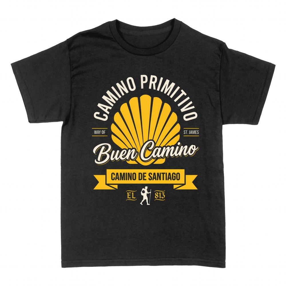 Camisetas: Buen Camino vieira y peregrino del Camino