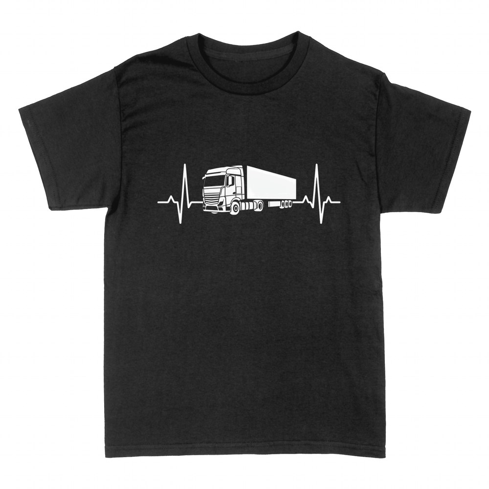 Camisetas: Cami&oacute;n latido de coraz&oacute;n camionero