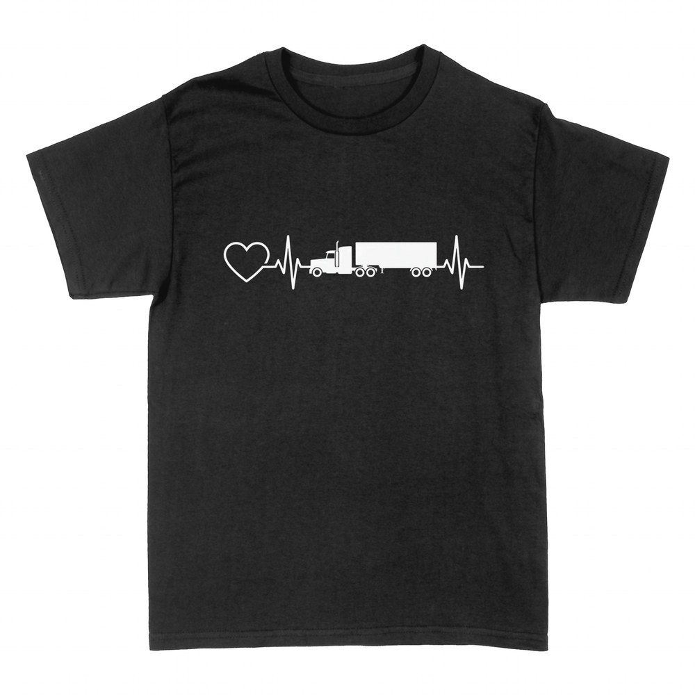 Camisetas: Latido camionero con cami&oacute;n y coraz&oacute;n