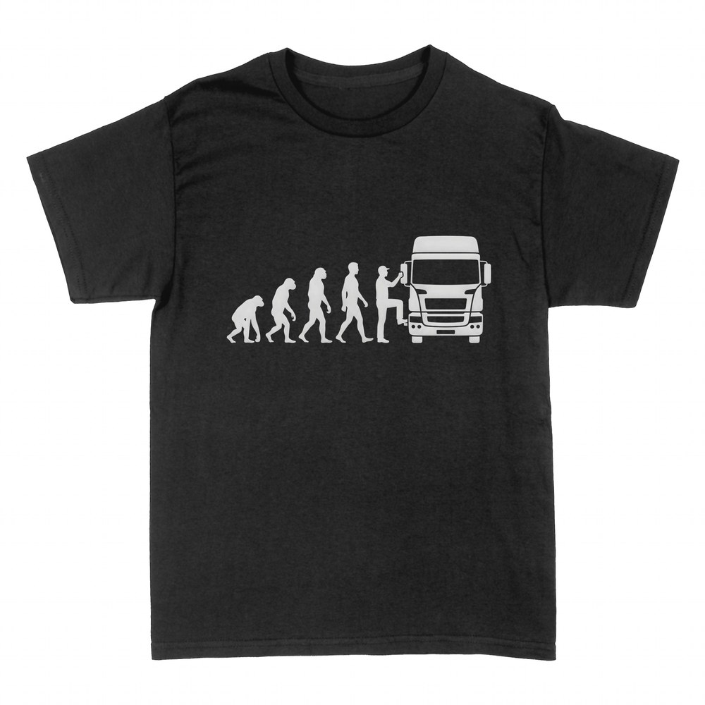 Camisetas: Evoluci&oacute;n del camionero con cami&oacute;n