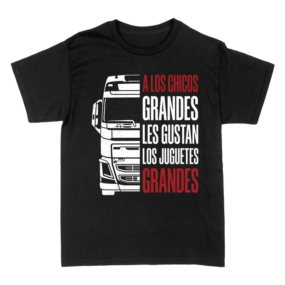 Camisetas: A los chicos grandes, juguetes grandes