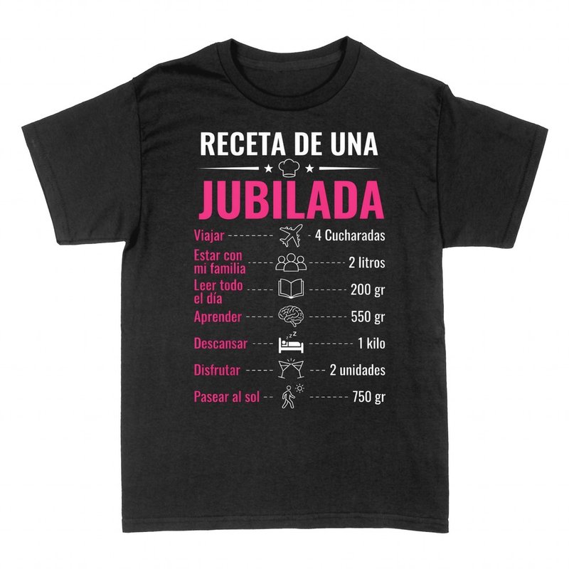 Camisetas: Receta de una jubilada con gorro de chef