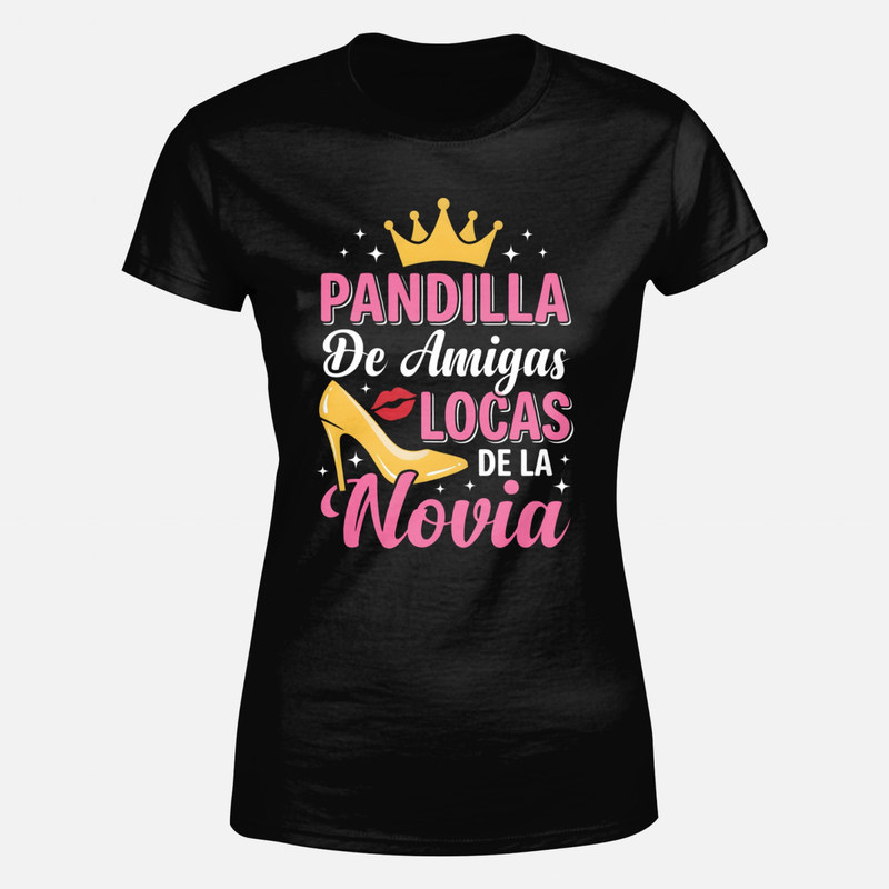 Camisetas: Pandilla de amigas locas de la novia