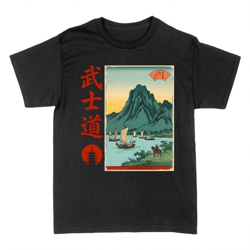 Camisetas: Bushido ukiyo-e samurai a caballo