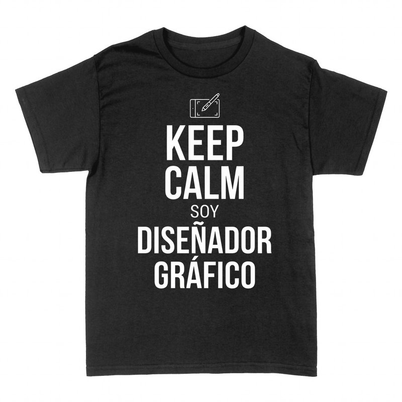 Camisetas: Keep Calm soy dise&ntilde;ador gr&aacute;fico