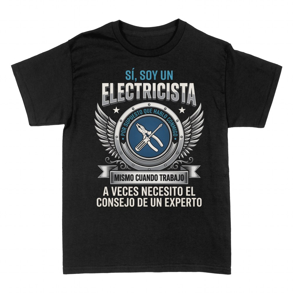 Camisetas: Electricista que habla consigo mismo