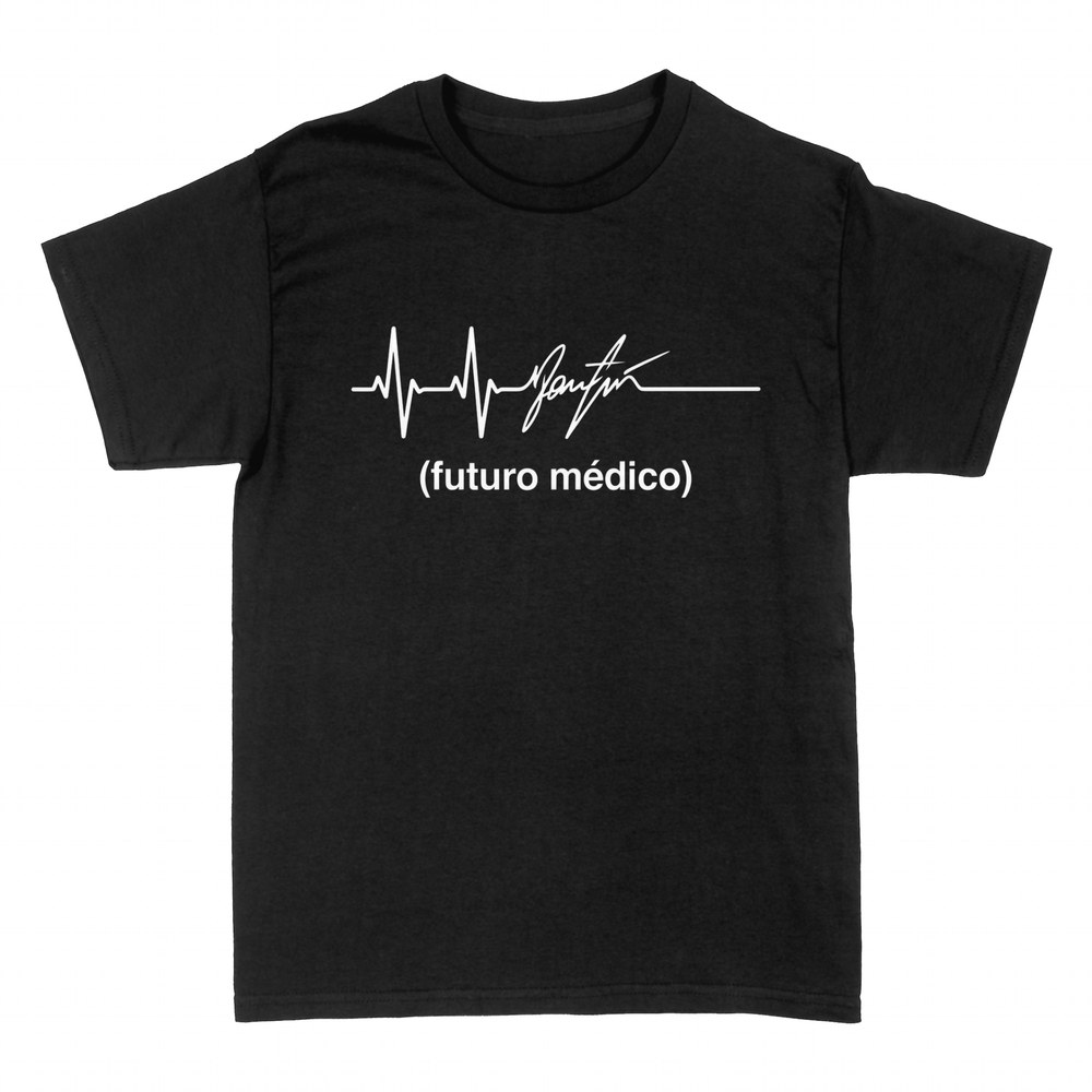 Camisetas: Electro y firma ilegible (futuro m&eacute;dico)