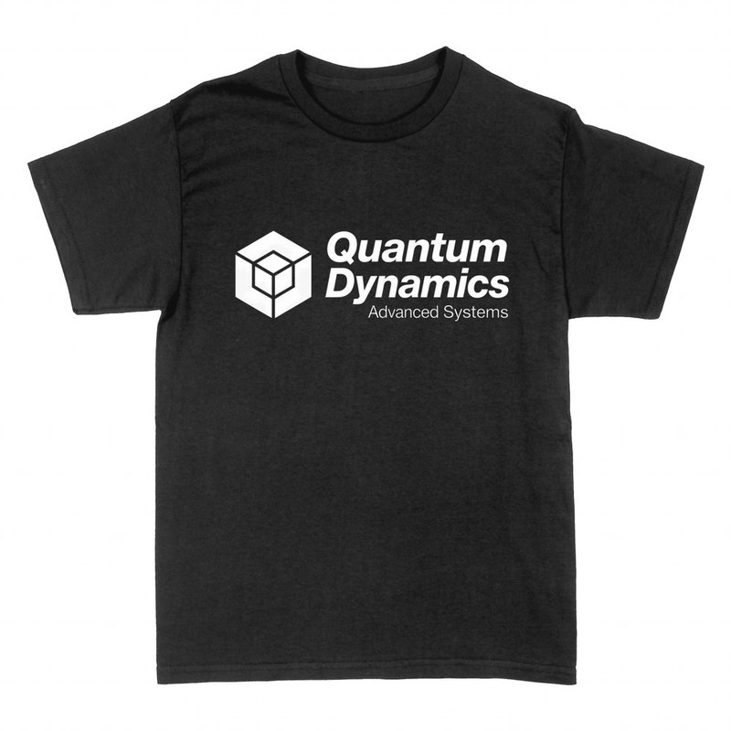 Camisetas: Quantum Dynamics, logo tech ficticio
